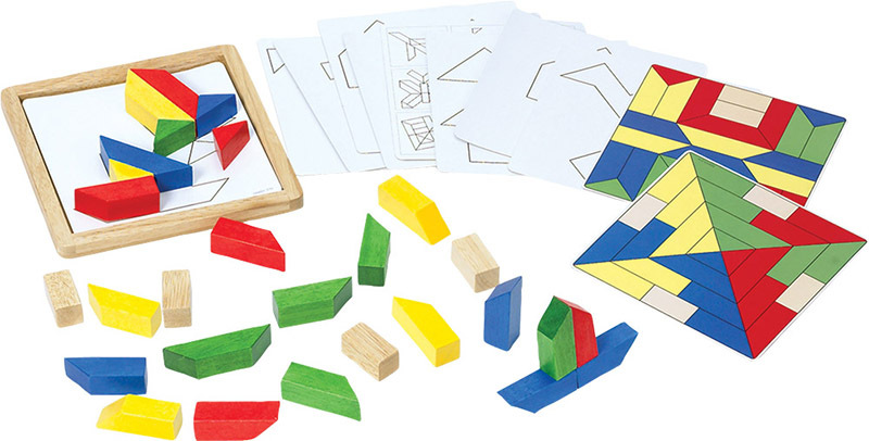 *Voila Versa Tiles Wooden Puzzle/Game