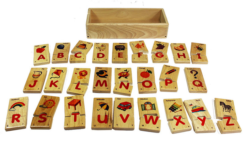 *Voila Wooden Alphabet Puzzle