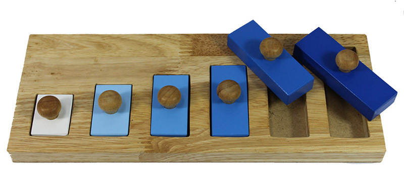 Short To Tall Knob Puzzle - 6pcs