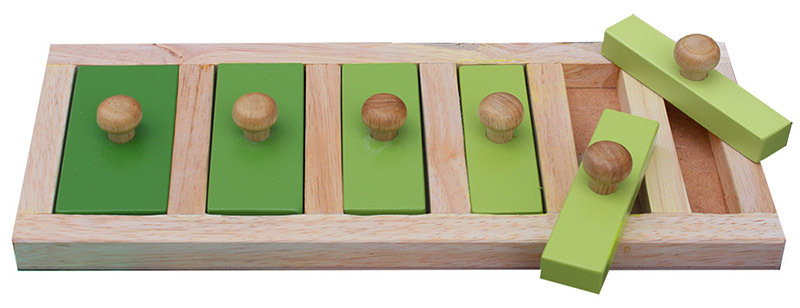 Narrow To Wide Knob Puzzle - 6pcs