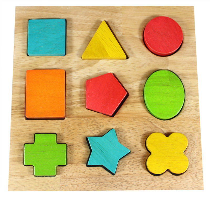 Geo Shape Board - 19 x 19 x 2cm