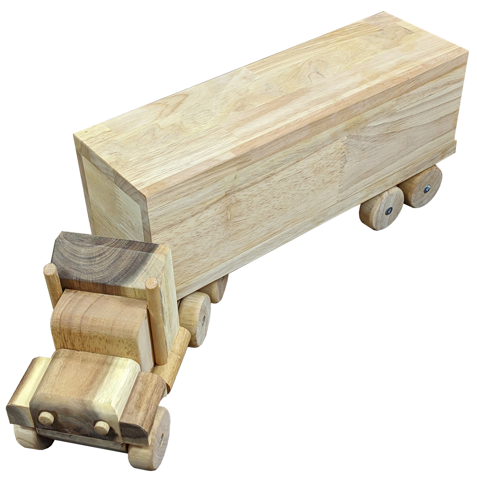Natural Wooden Cargo Truck - 57cm