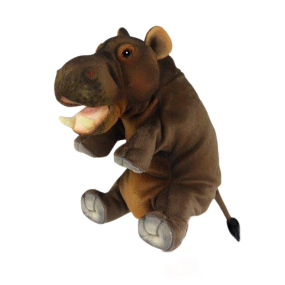 Hansa Hippopotamus Hand Puppet