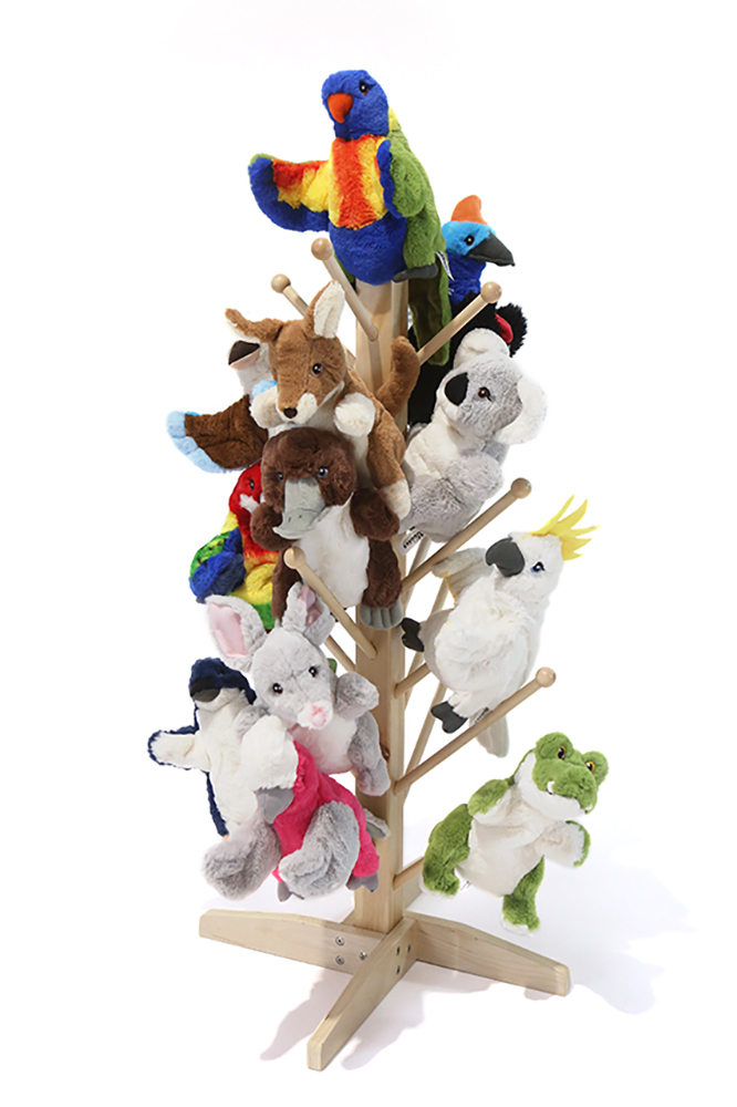 Eco Buddies Puppet Set with Stand - 14pcs