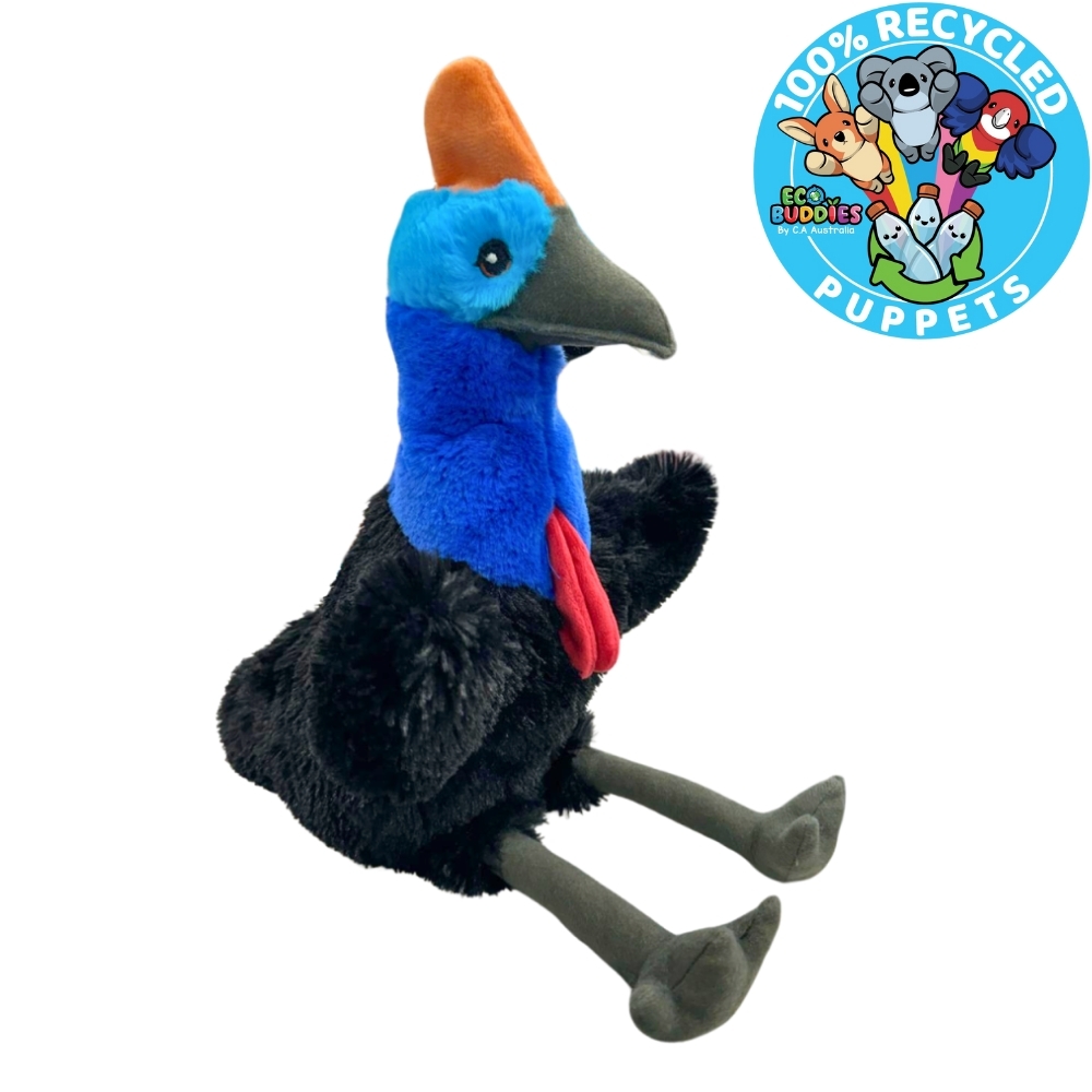 Eco Buddies Hand Puppet - Cassowary