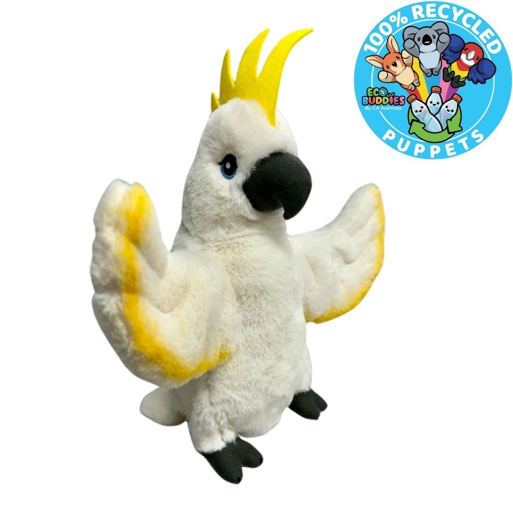 Eco Buddies Hand Puppet - Cockatoo