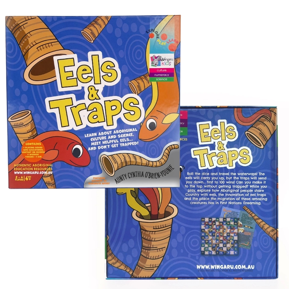 First Nations Eels & Traps Board Game