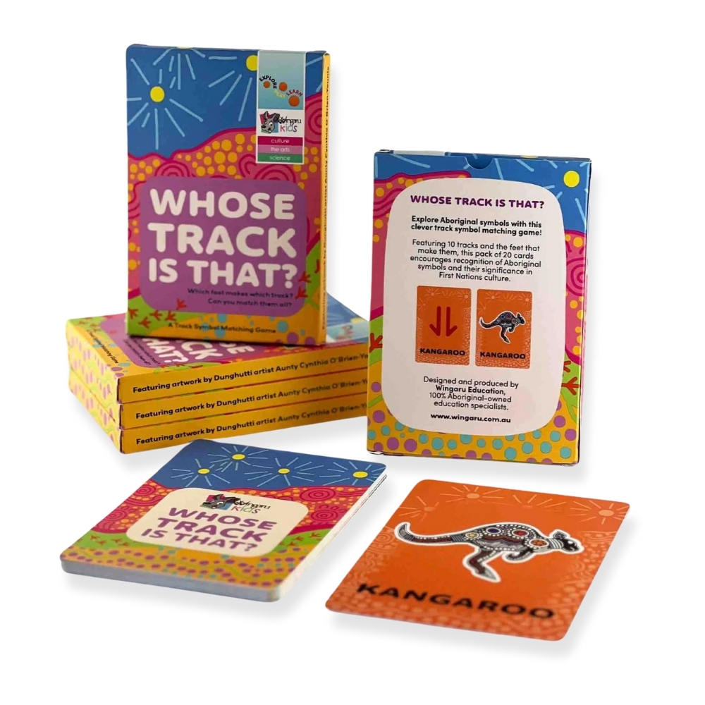 First Nations Whose Track Is That - Symbol Matching Cards