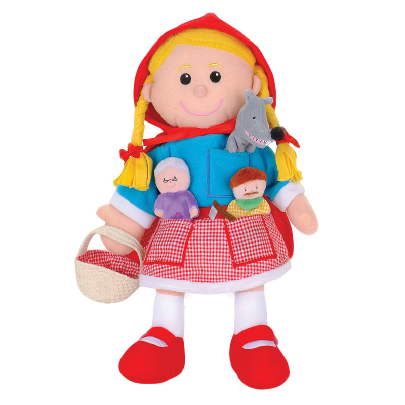 Hand & Finger Puppet Set - Red Riding Hood