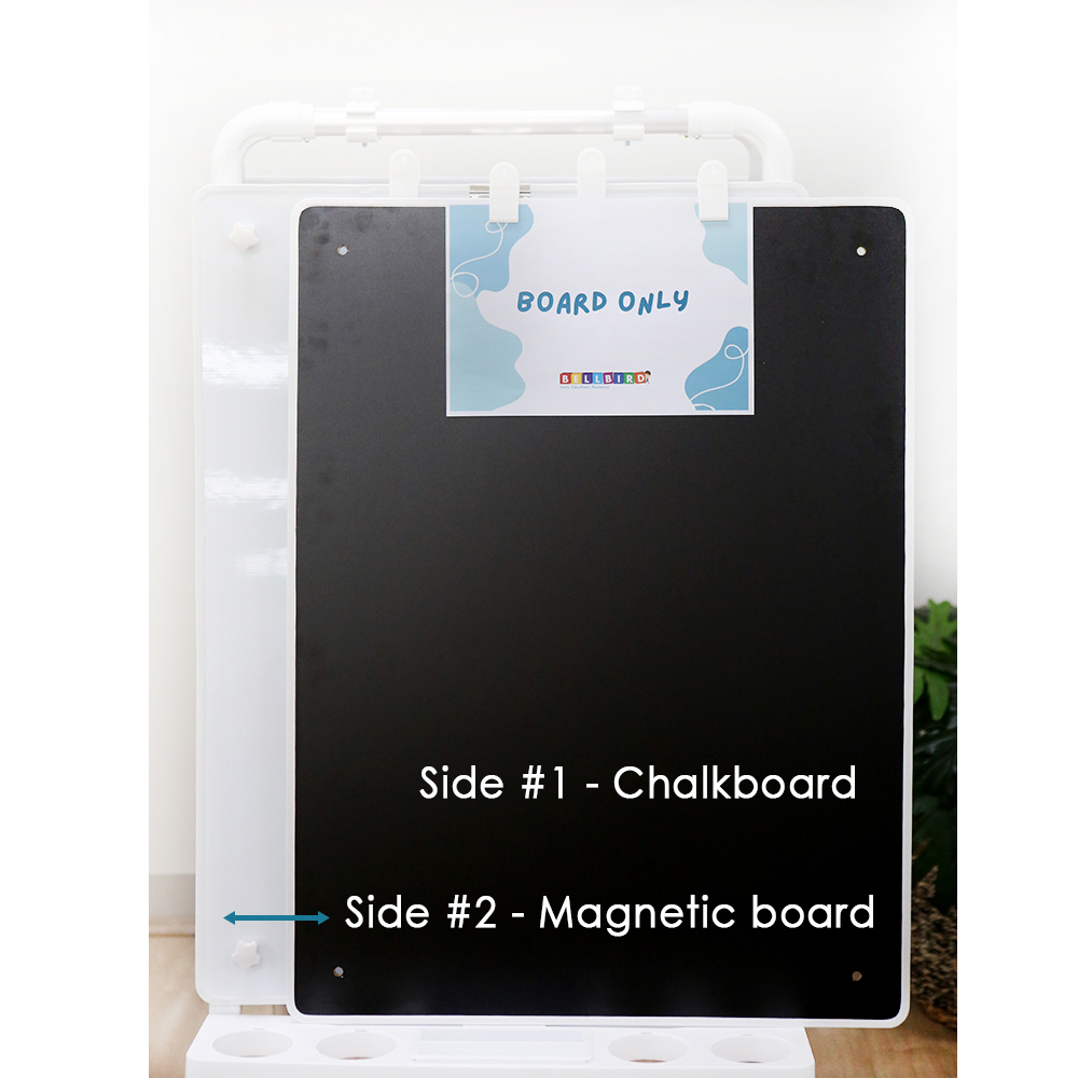 MYO Easel - BOARD ONLY 60 x 80cm - 2 Sided Board (Magnetic White/Chalk)TMB27