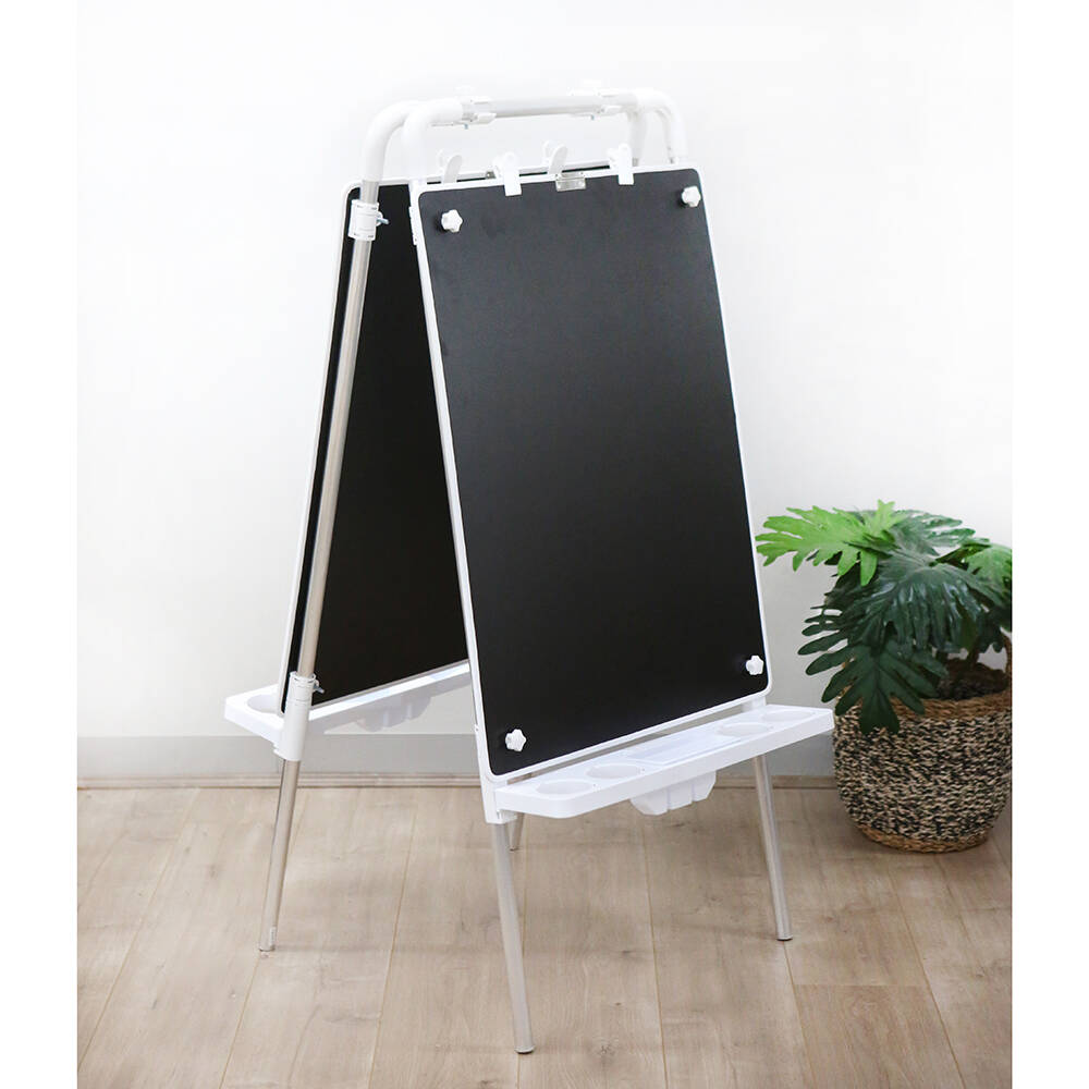 MYO Easel - 2 Outdoor Aluminium frames with 2x 2-Sided Boards (Magnetic White/Chalk)