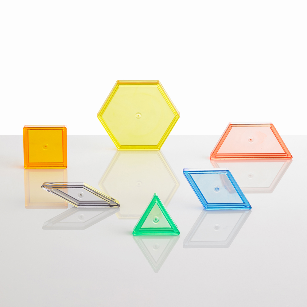 Translucent Pattern Blocks - 120pcs