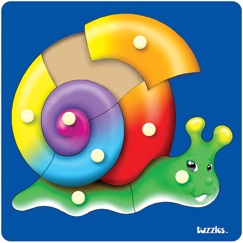 Tuzzles Snail Knob Puzzle - 7pcs