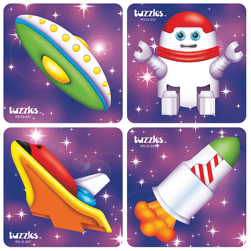 Tuzzles Space Set Raised Puzzle - Set of 4