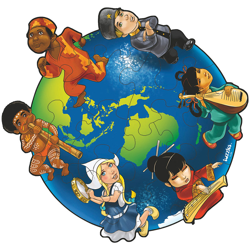 Tuzzles Children Of The World Floor Puzzle - 20pcs