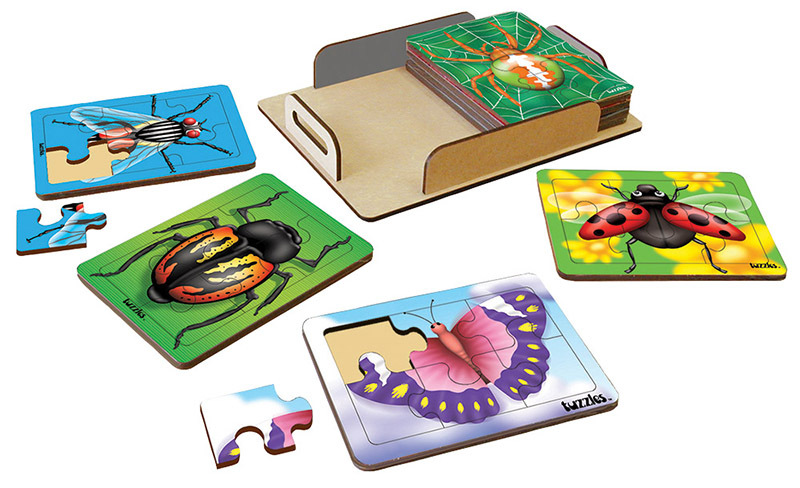 Tuzzles Insect Puzzles - Set of 8