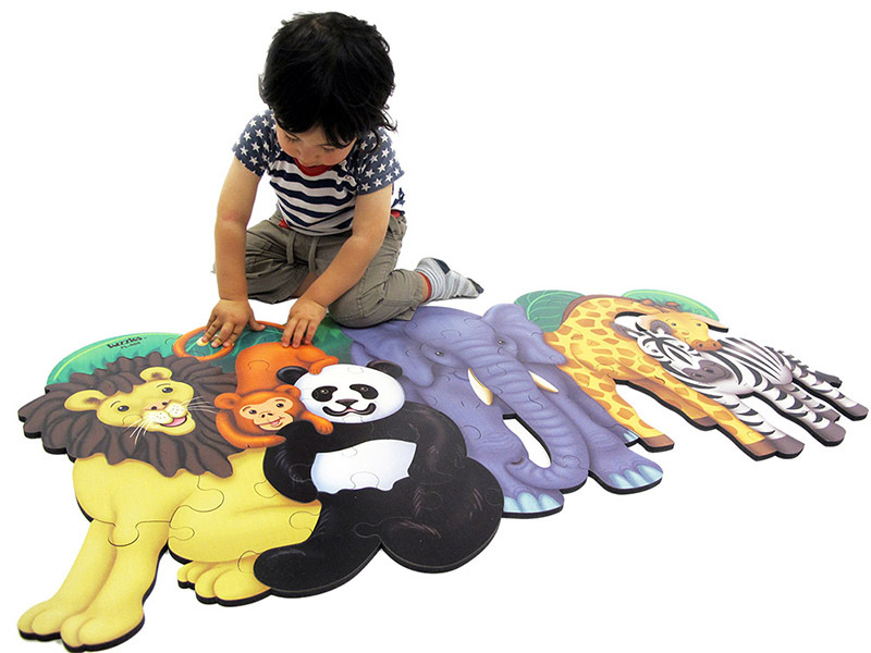 Tuzzles Wild Animals Floor Puzzle - 40pcs