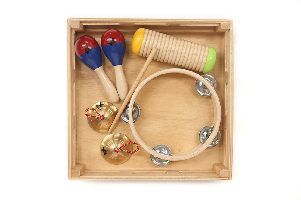 IQ Plus Music Set in Wooden Tray - 4pcs