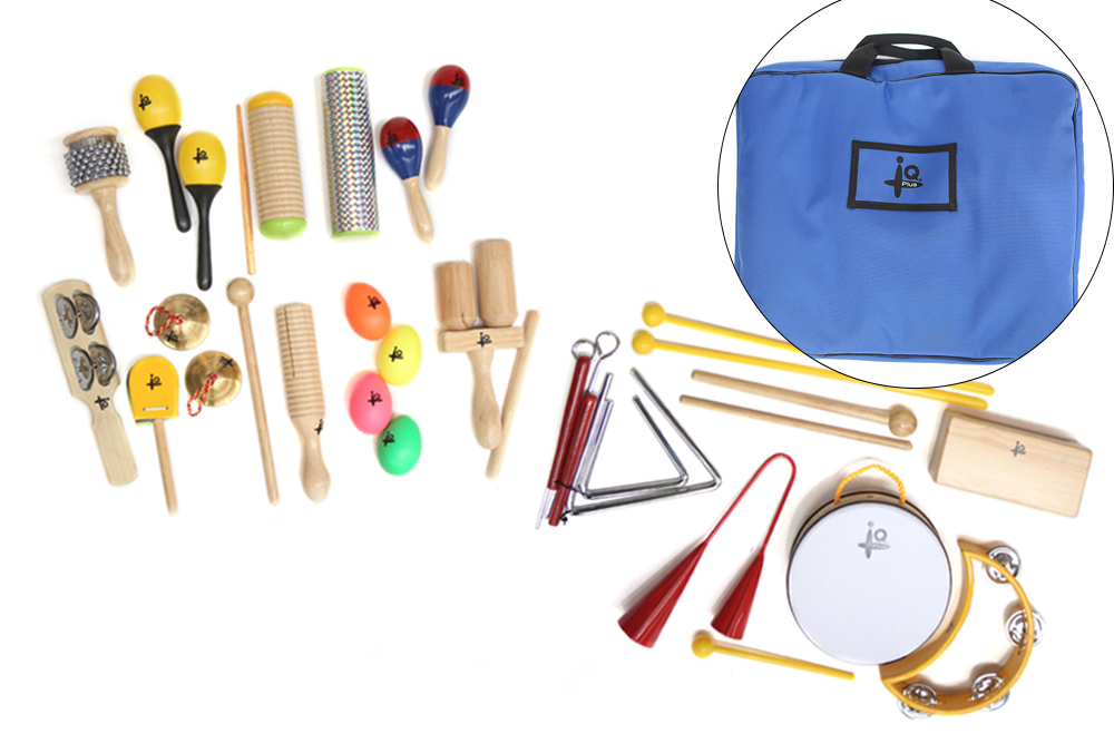 IQ Plus Large Percussion Set in Bag - 17 pcs