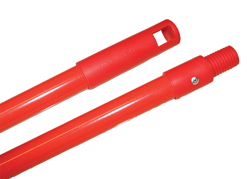 Mop Handle Powder Coated Steel - 25mm x 1.4m Red