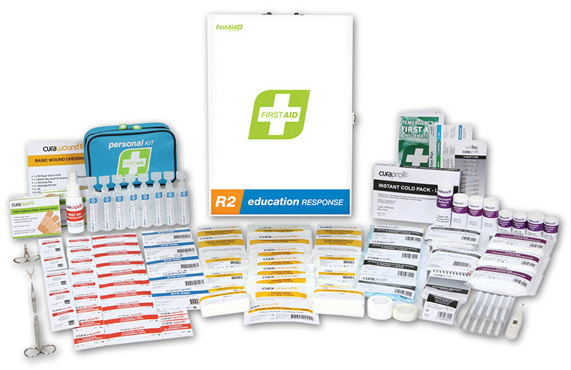 First Aid Kit - Education Response R2 1-50 People - Metal Cabinet
