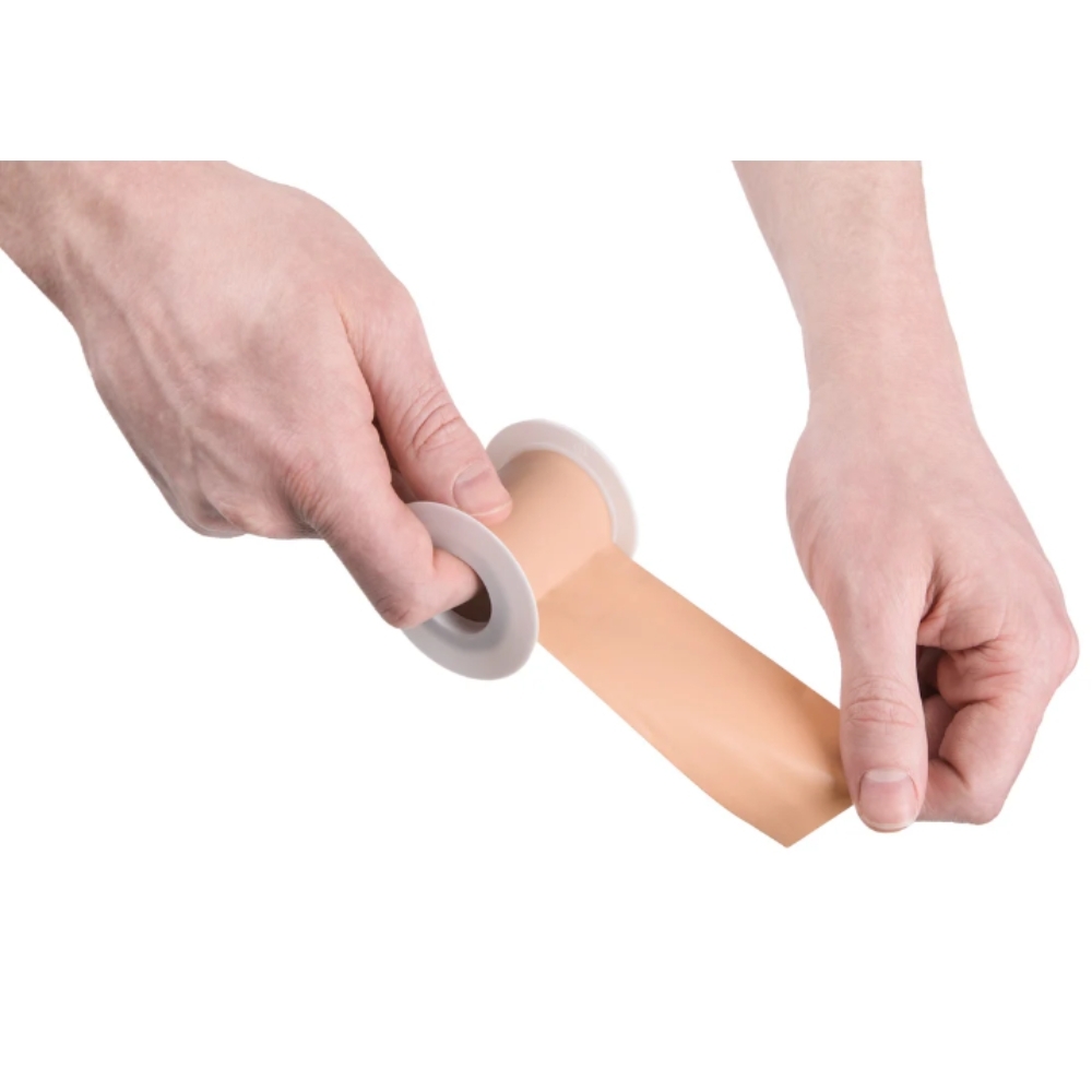 Fabric Zinc Oxide Tape - (Dressing Tape) Brown 2.5cm x 5m