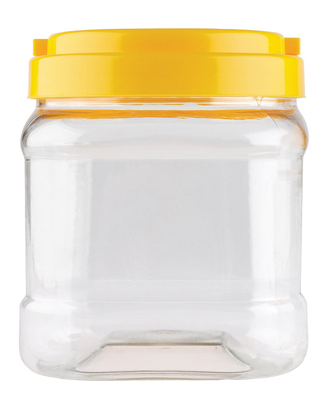 Clear Storage Jar & Lid - 1.5L (Suits 1kg Glitter)