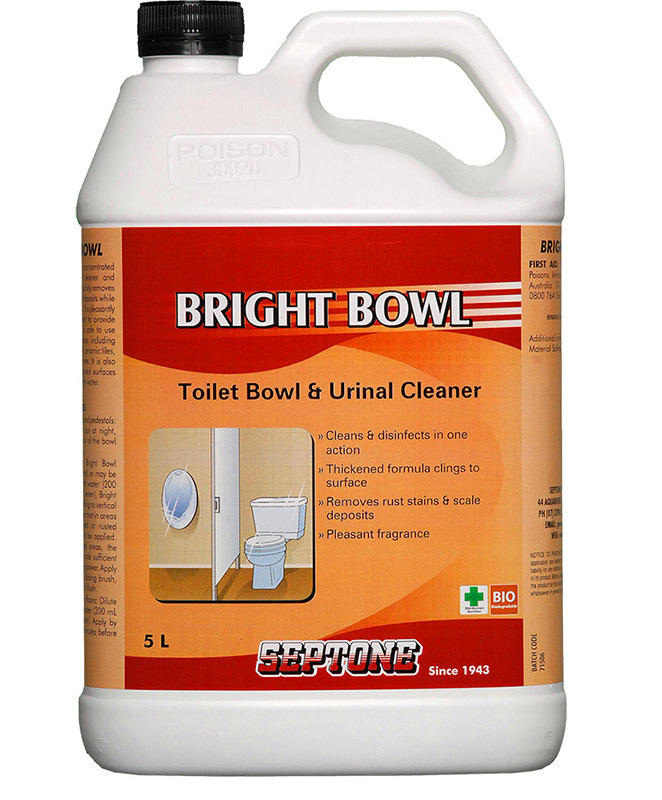 Bright Bowl Germicidal Toilet Bowl Cleaner - 5L