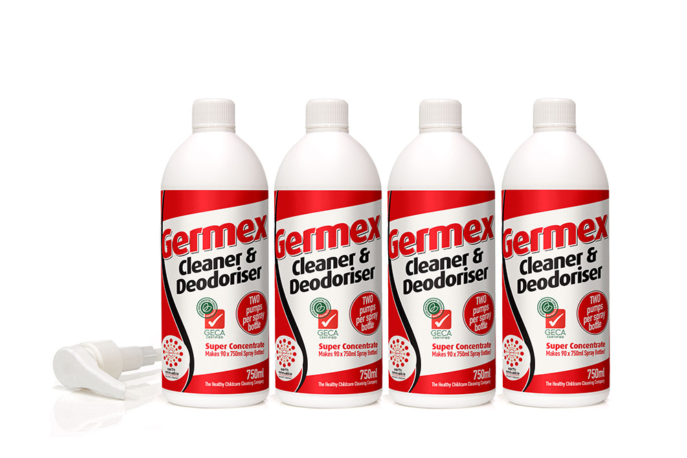 Solo Pak Germex - Box of 4 x 750ml Refills & 1 Pump