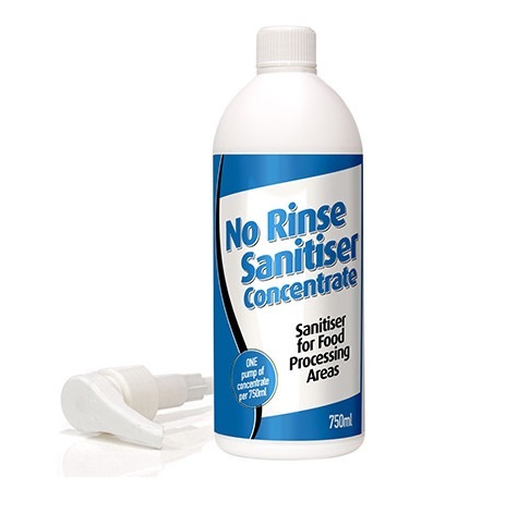 Solo Pak No Rinse Sanitiser - 750ml Refill Including Pump