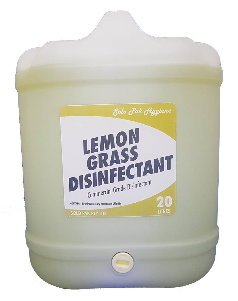 Solo Pak Lemon Grass Disinfectant - 20L