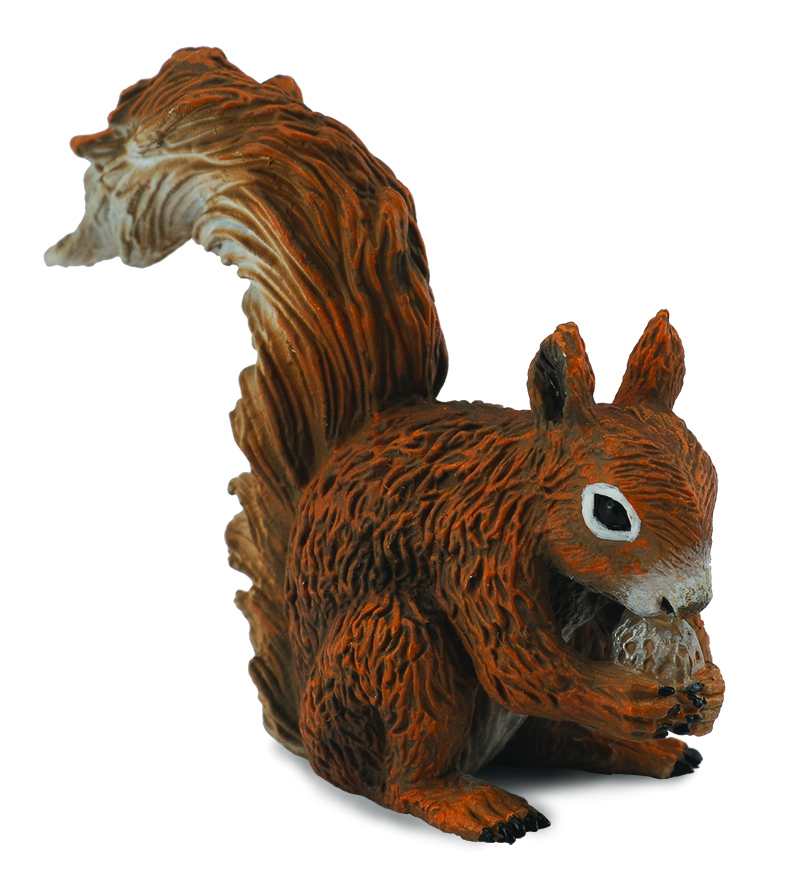 CollectA Woodland Life Replica - Red Squirrel 6 x 5cmH