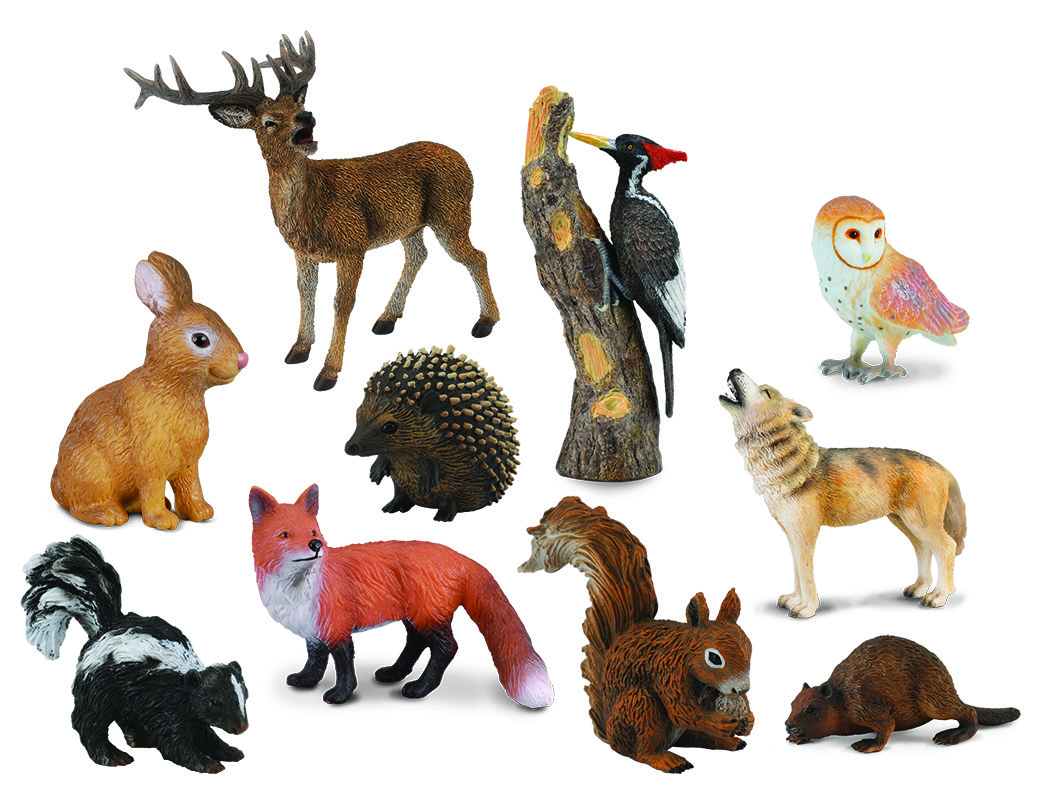 CollectA Woodland Life Replica - Set of 10