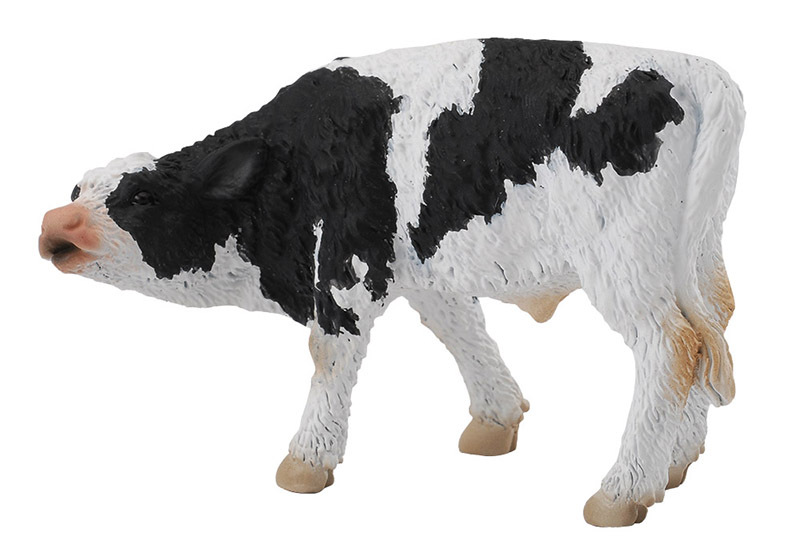 CollectA Farm Life Replica - Friesian Calf Suckling 7 x 4.5cmH