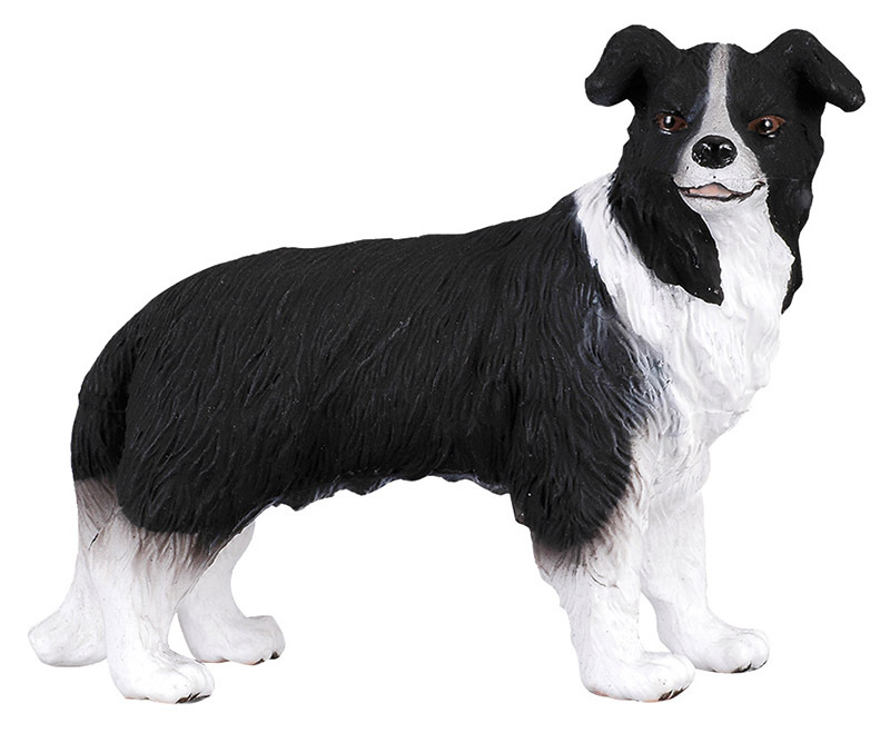 CollectA Farm Life Replica - Border Collie 7 x 5.5cmH