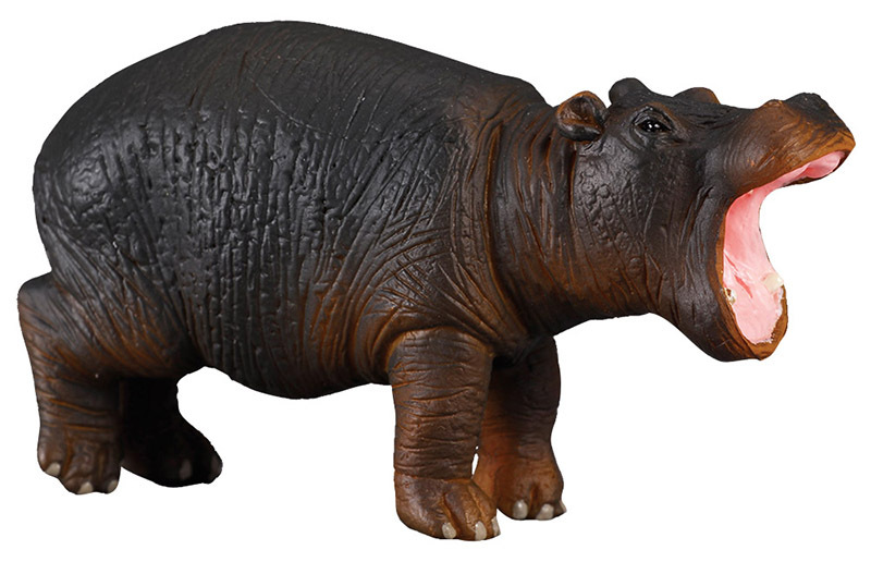 CollectA Wild Life Replica - Hippopotamus Calf 7 x 4cmH