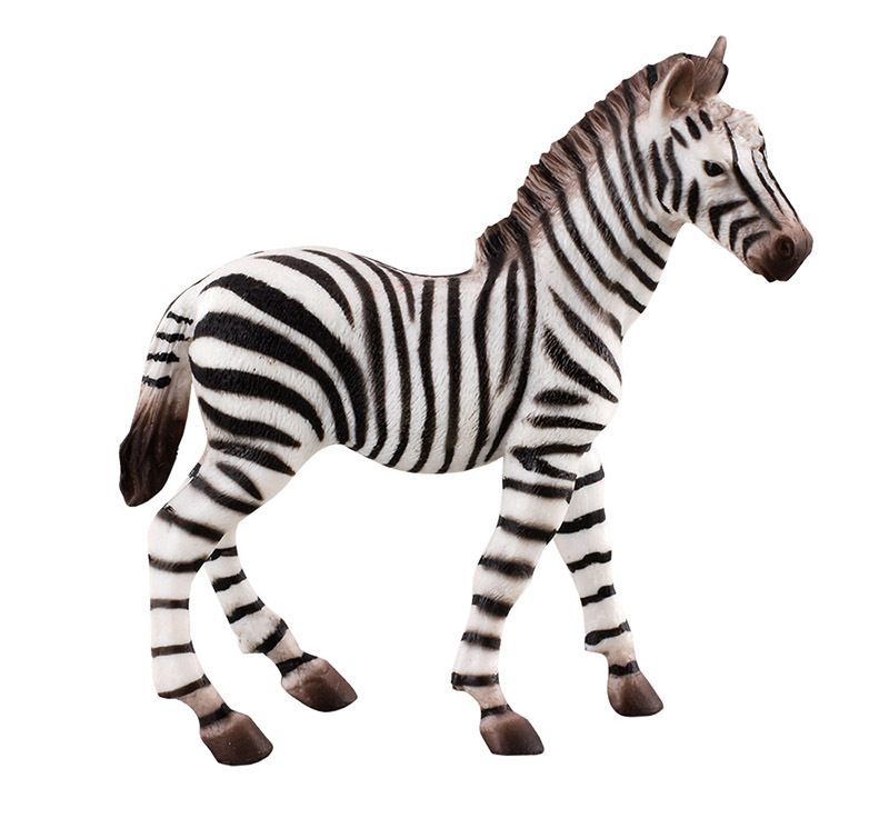 CollectA Wild Life Replica - Zebra Foal 7 x 7cmH