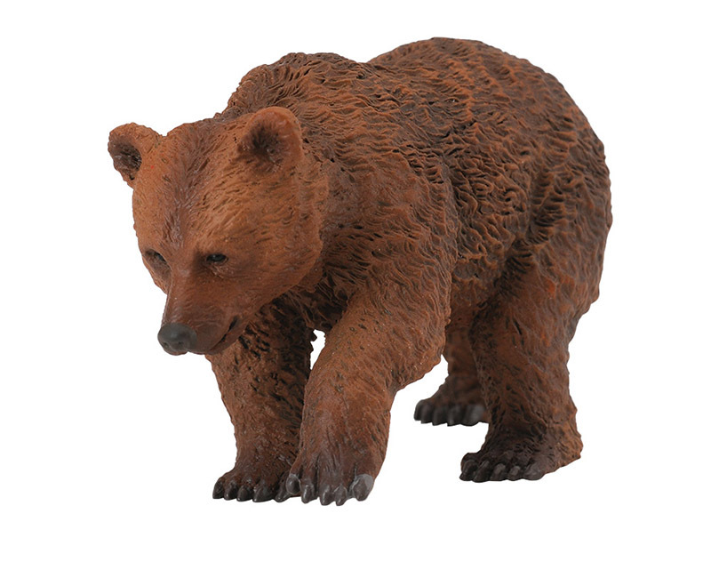 CollectA Wild Life Replica - Brown Bear Cub 7 x 4cmH