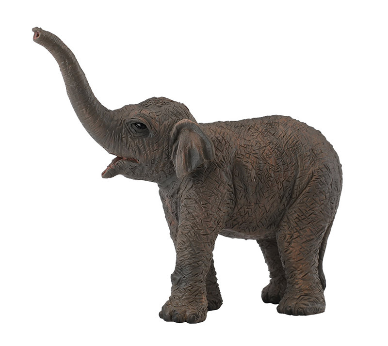 CollectA Wild Life Replica - Asian Elephant Calf 8 x 6cmH