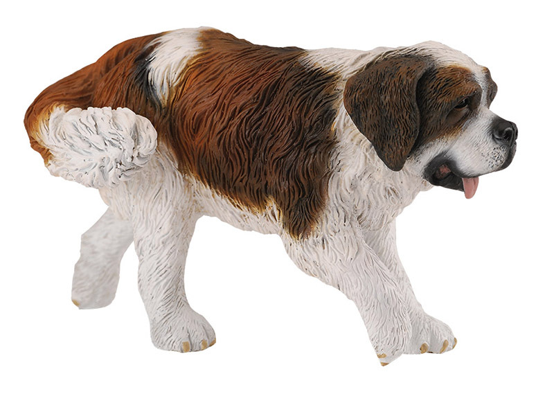 CollectA Cats & Dogs Life Replica - St Bernard 10 x 5cmH