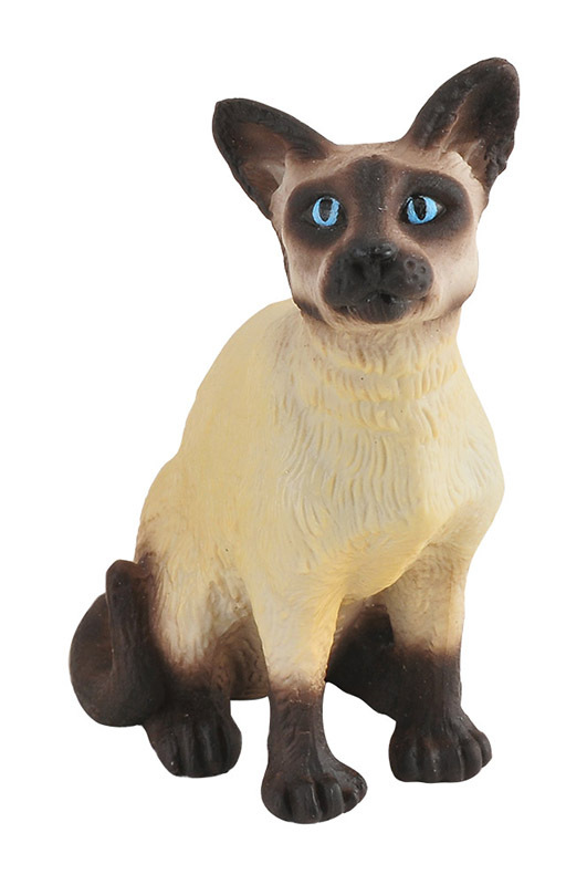 CollectA Cats & Dogs Life Replica - Siamese Cat 3.5 x 5cmH