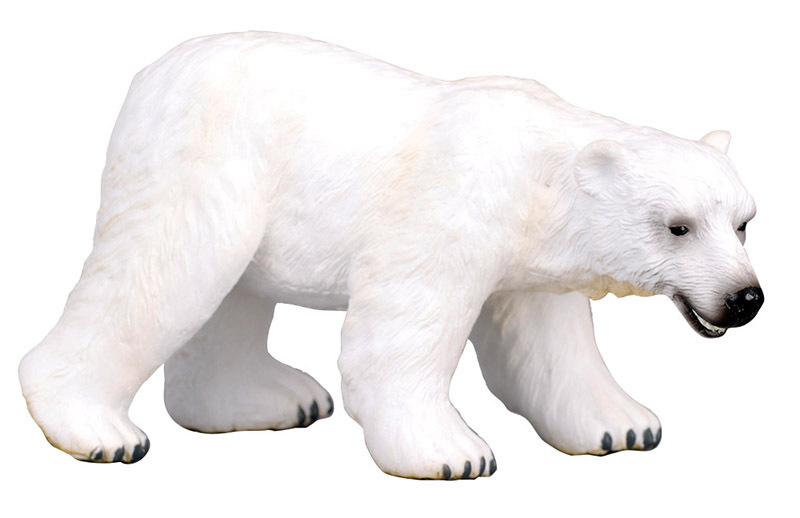 CollectA Polar Life Replica - Polar Bear 10 x 6cmH