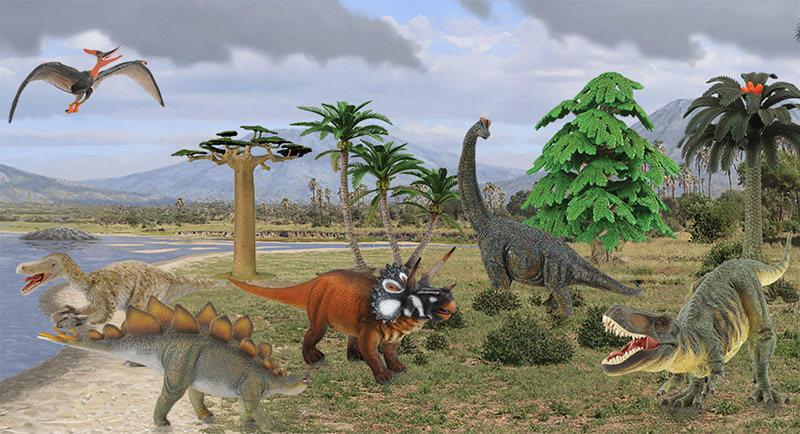 CollectA Dinosaurs & Prehistoric Trees - Set of 10