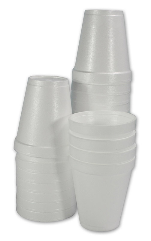 *Foam Hot Drink Cups - 237ml 25pk