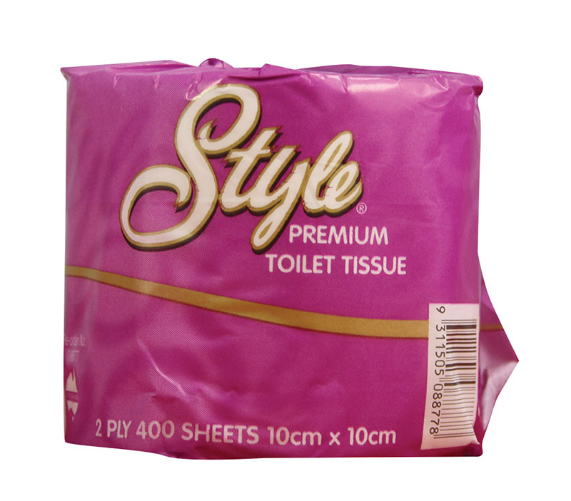 Style Premium Toilet Rolls - 2ply 400 sheets x 48 Rolls (O-8877)
