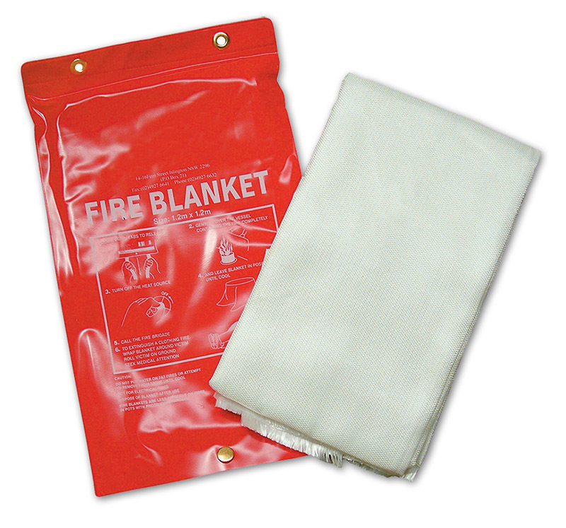 Fire Blanket in Pull Open Case - 1.2 x 1.2m