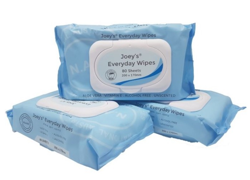 Joey's Everyday Wipes - 16pks x 80 Wipes