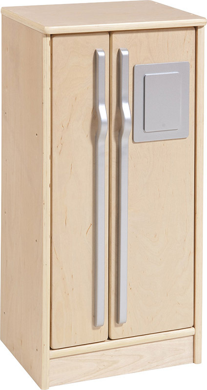 Birch Natural Role Play Preschool Kitchen Set - Fridge/Freezer