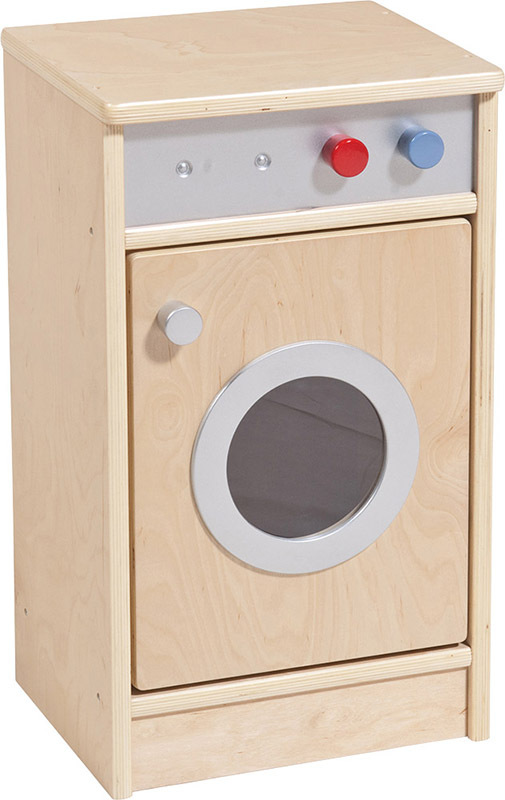 Birch Natural Role Play Preschool Kitchen Set - Washing Machine
