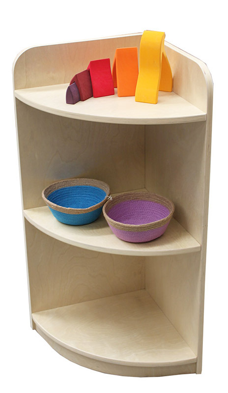 Birch Standard Shelf Unit 90cmH - Corner